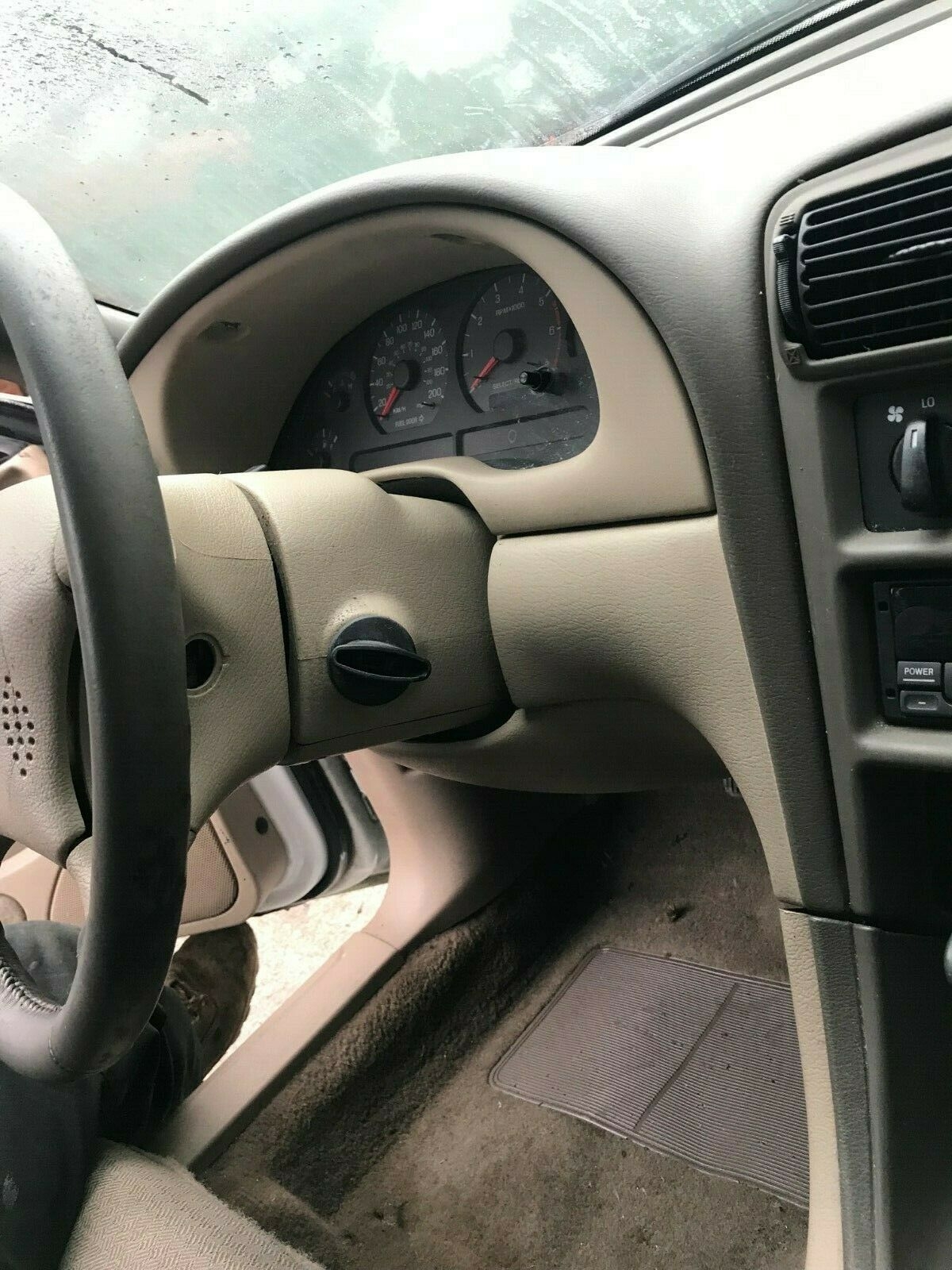 FORD MUSTANG STEERING COLUMN AND IGNITION NON CRUISE CONTROL MUSTANG