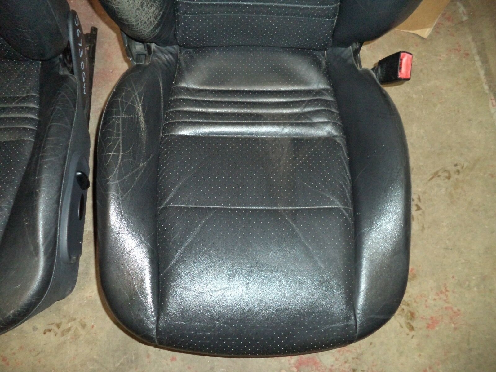 PORSCHE 986 BOXSTER SEATS PORSCHE BOXSTER 986 BLACK LEATHER SEATS W884PCH