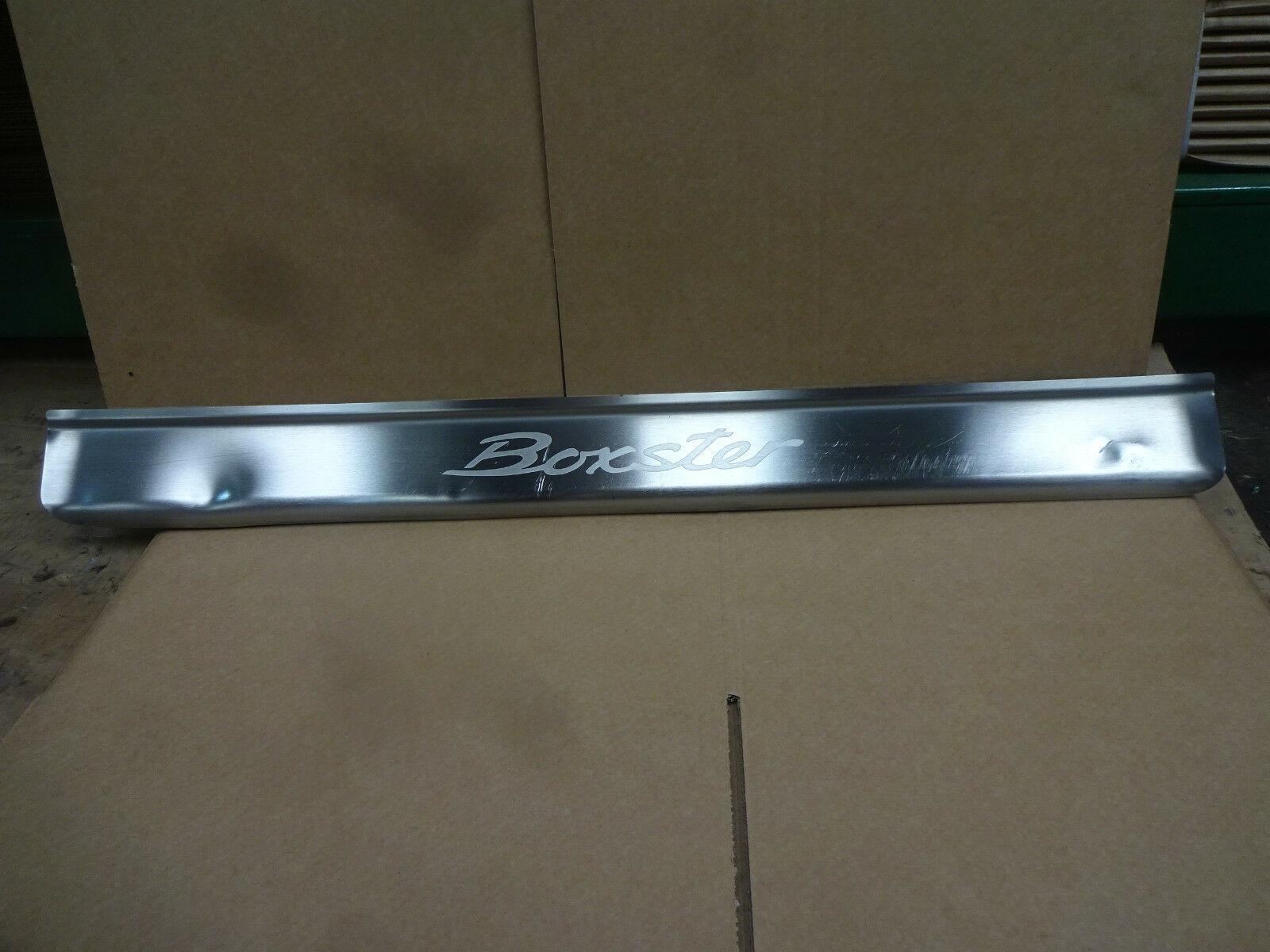 PORSCHE BOXSTER KICK PLATE BOXSTER ALUMINUM KICK PLATE R99