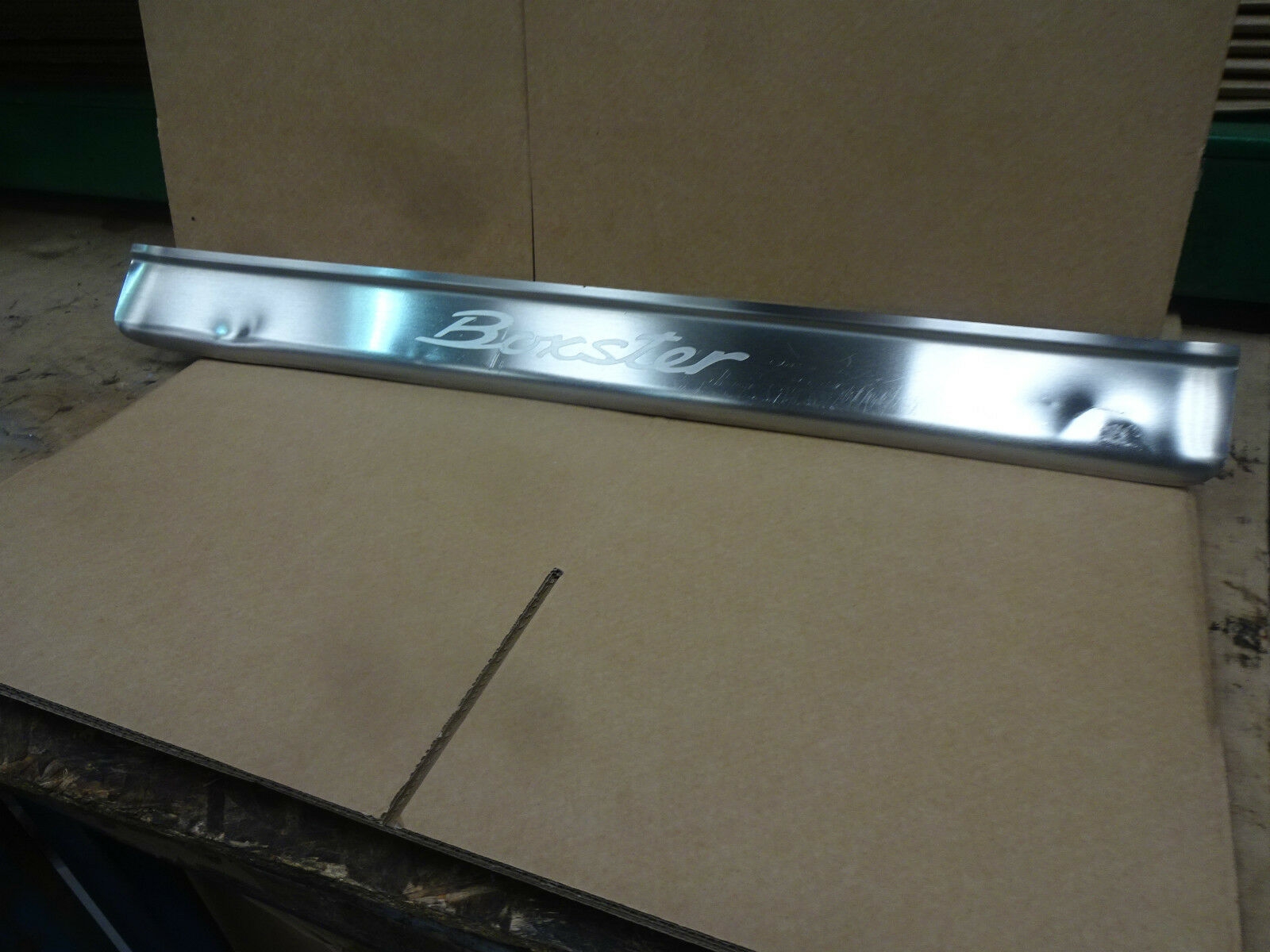 PORSCHE BOXSTER KICK PLATE BOXSTER ALUMINUM KICK PLATE R99