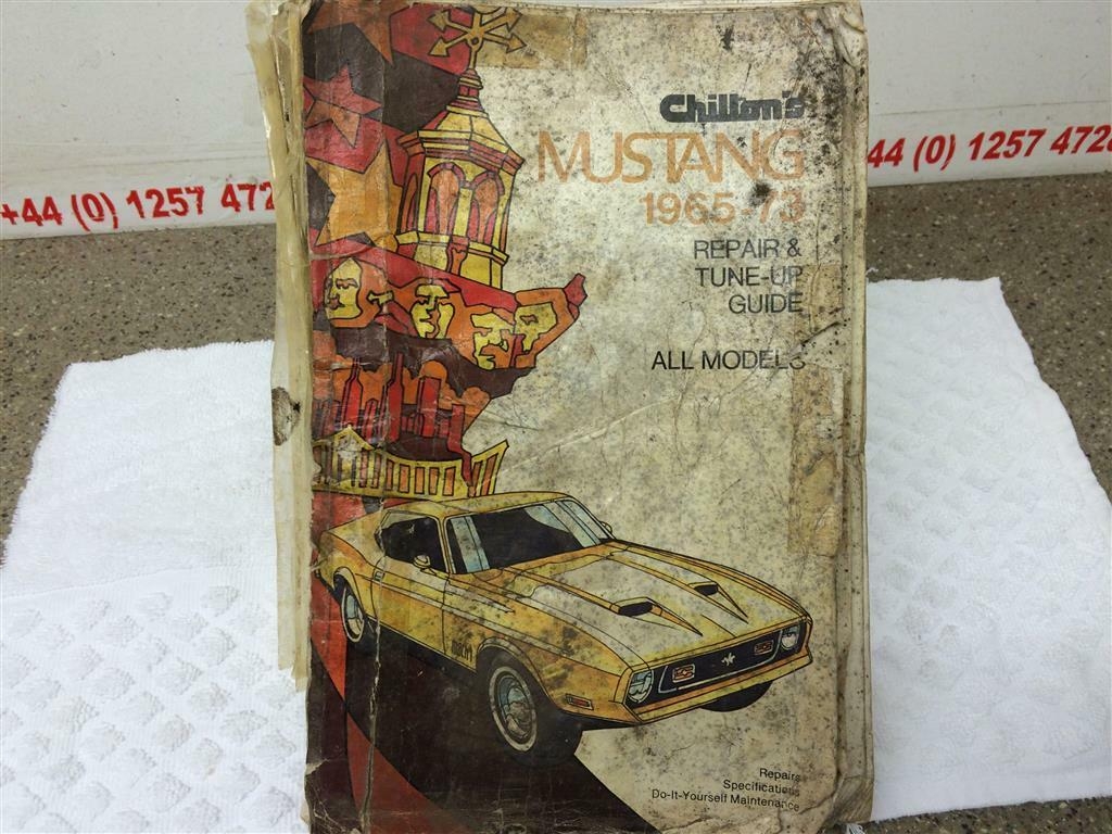 Ford Mustang Owners Book - Mustang Repair & Tune Up Guide - 1965 - 1973