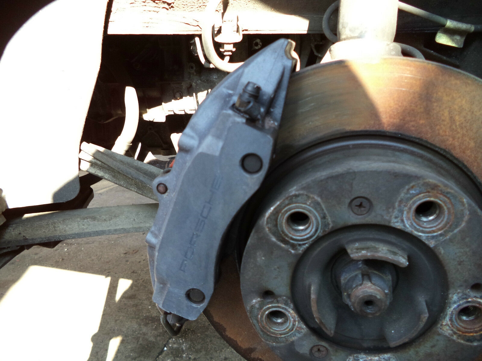 PORSCHE BOXSTER 986 BRAKE CALIPER REAR PASSENGER SIDE LEFT NSR T80XSR