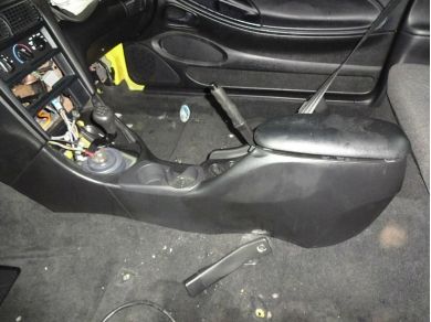 Ford Mustang Black Centre Console Arm Rest Mustang Storage Box