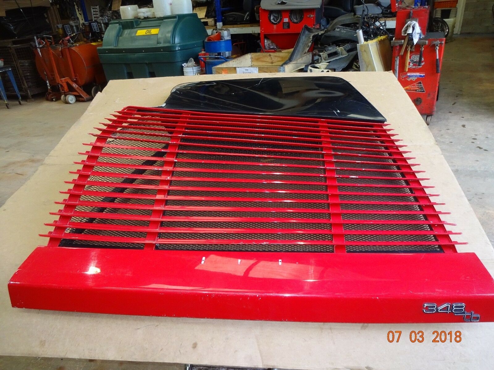 FERRARI 348 ENGINE LID FERRARI 348 ENGINE COVER FERRARI WALL ART