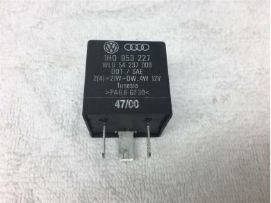 Audi 440-Audi VW Seat Black-191 3-Pin Flasher Relay 1H0953227 WLO 54237009 DOT/ SAE