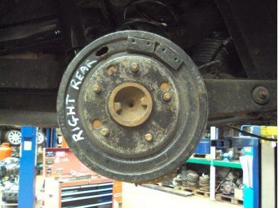Chevrolet One 1967 4 Door Chevrolet Corvair Used Right Rear Brake Drum NDB389E