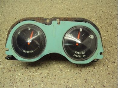 Chevrolet 1967 Chevrolet Corvair Gasoline & Manifold Gauge