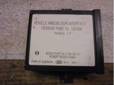 Ferrari F360 360 / F575 575 Immobiliser Interface F575 168509 V1.1 SF11 Sub Stn