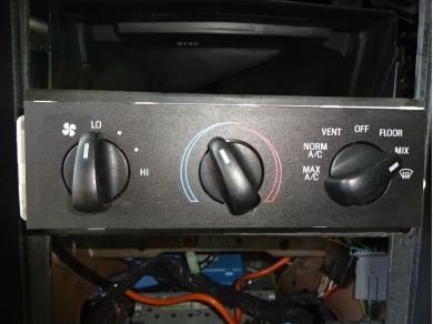 Ford Mustang Heater Controls 4D13B Mustang AC Controler Mustang Fan Control
