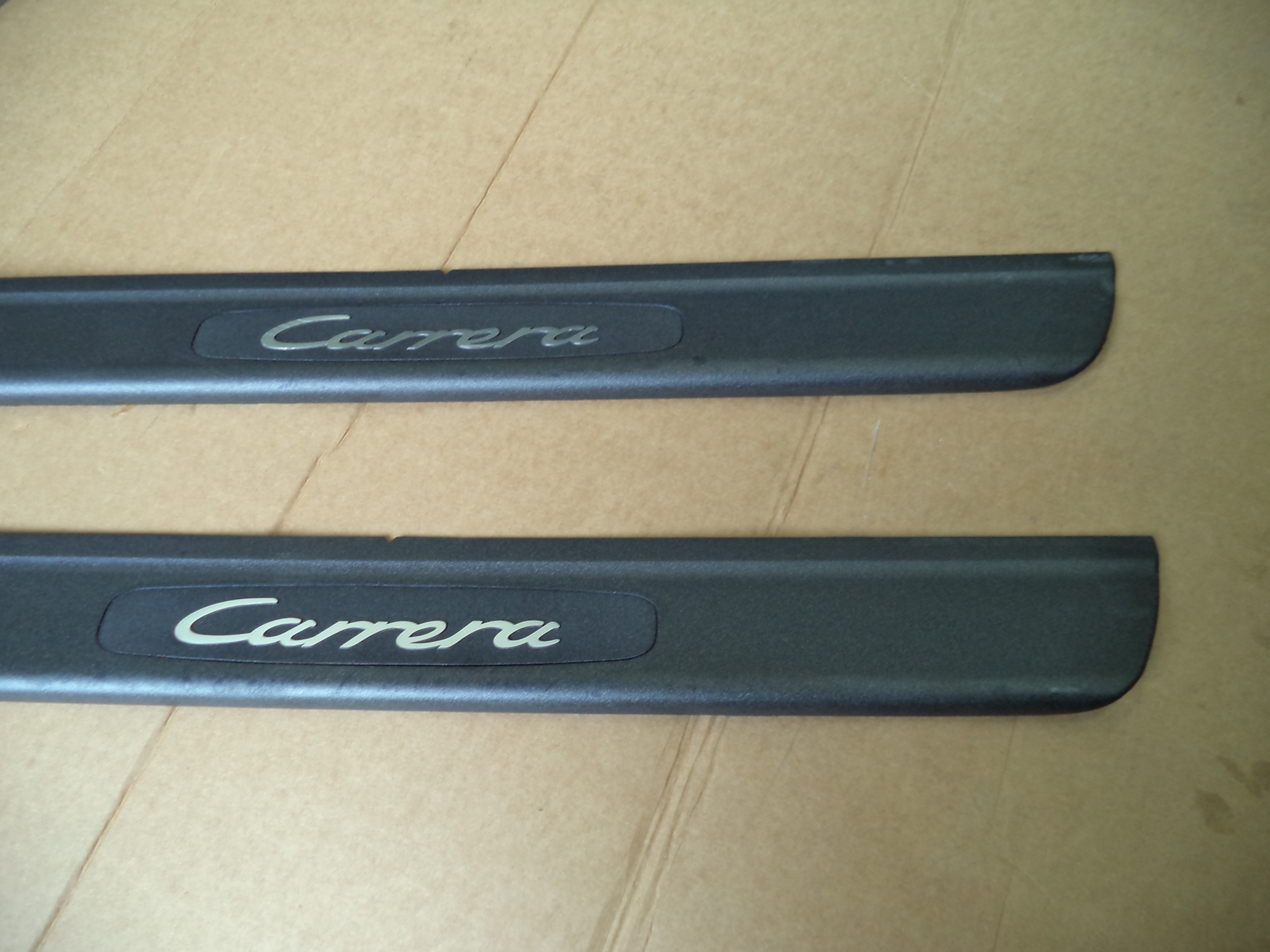 PORSCHE 996 CARRERA KICK PLATES 996 SILL GUARDS 996 SCUFF PLATES