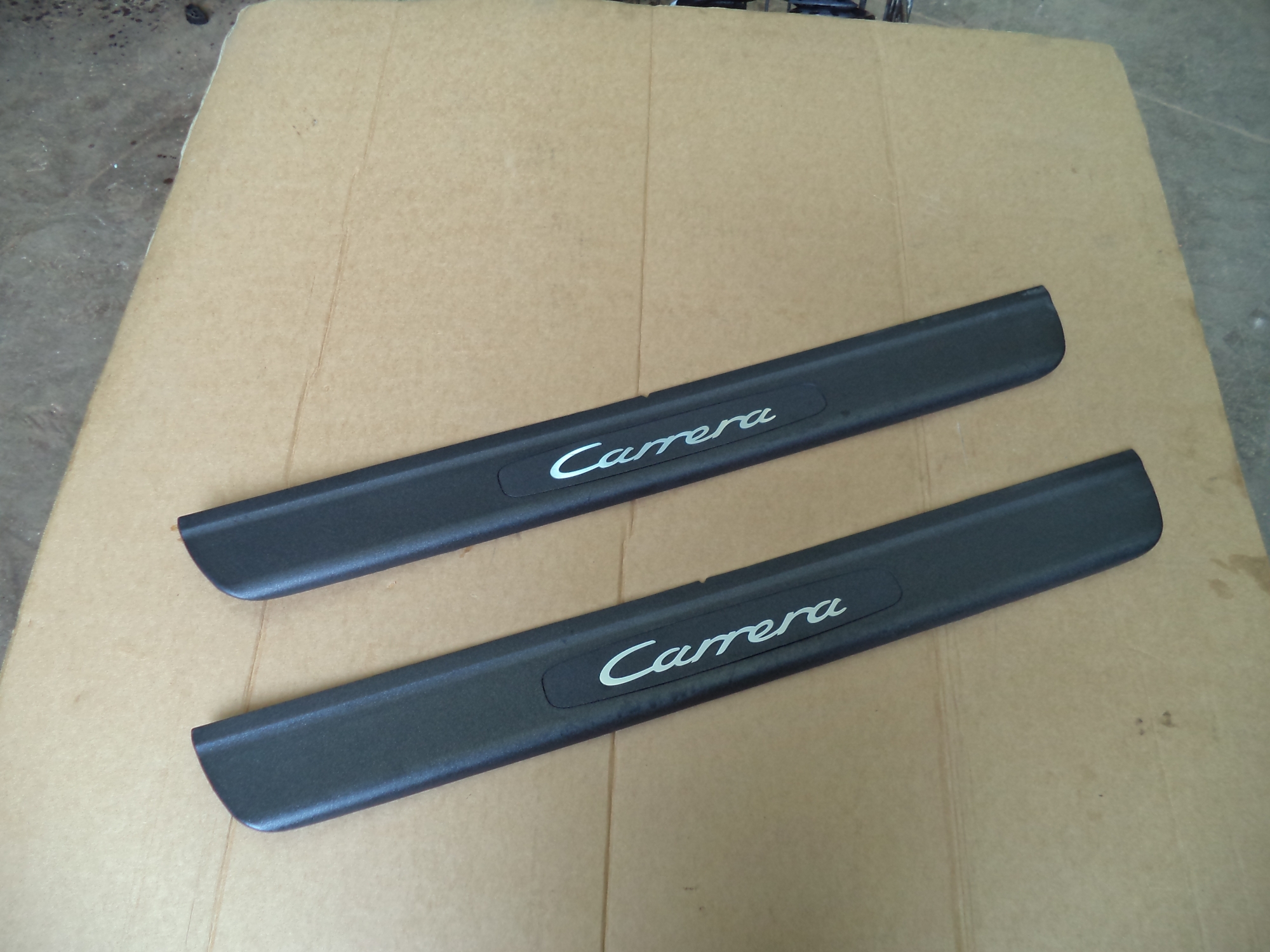 PORSCHE 996 CARRERA KICK PLATES 996 SILL GUARDS 996 SCUFF PLATES
