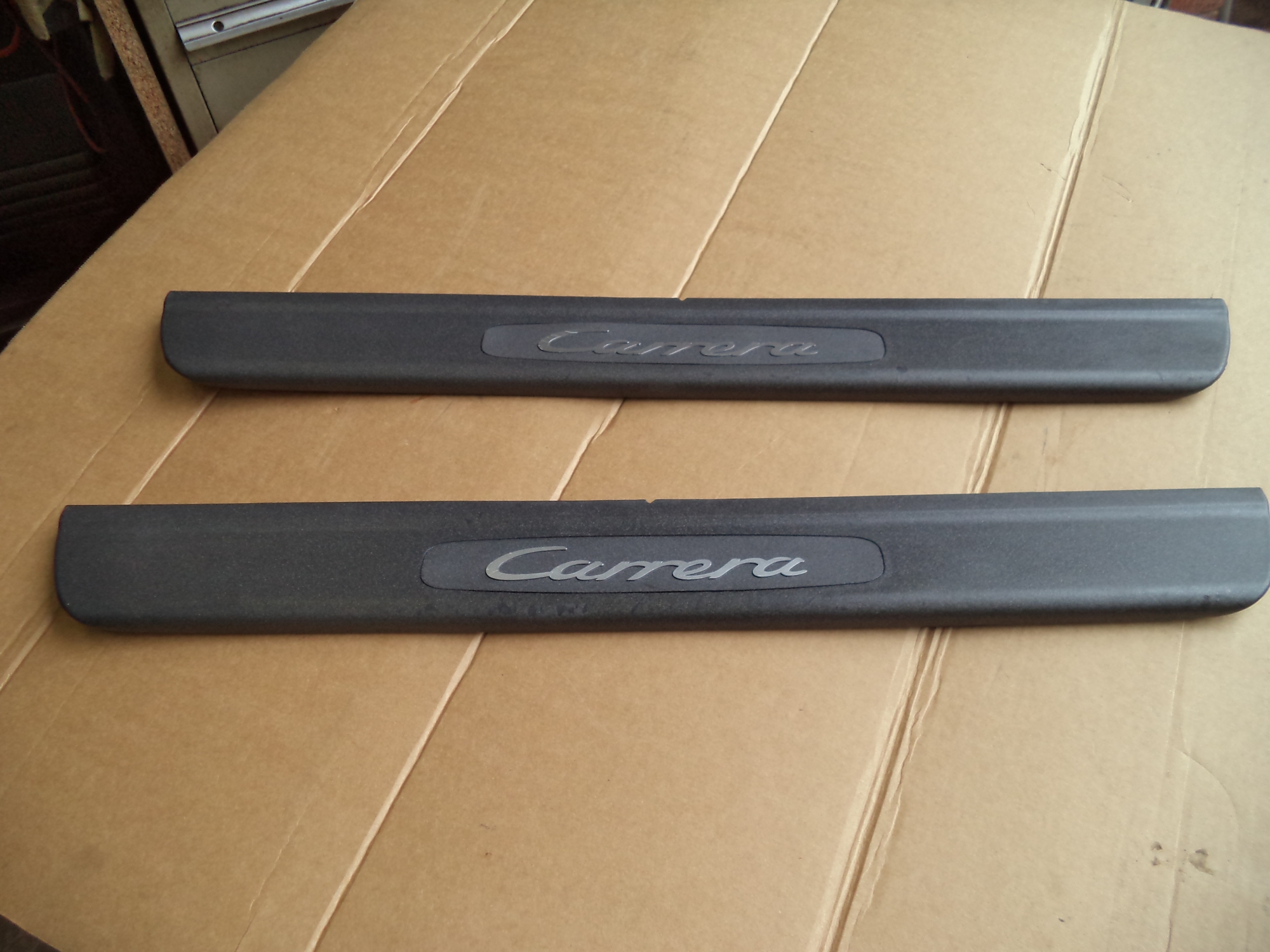 PORSCHE 996 CARRERA KICK PLATES 996 SILL GUARDS 996 SCUFF PLATES
