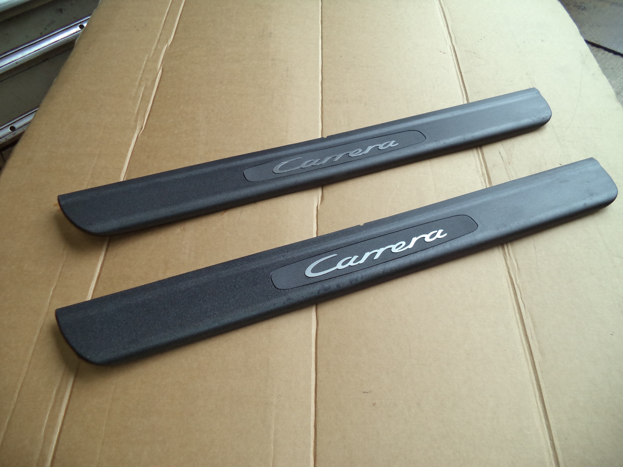 PORSCHE 996 CARRERA KICK PLATES 996 SILL GUARDS 996 SCUFF PLATES