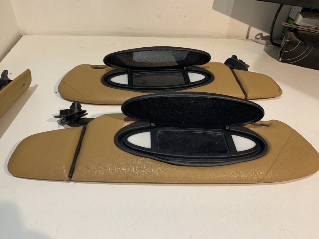 PORSCHE 996 COUPE SUN VISORS BEIGE SPK BEIGE SUN VISORS 996 COUPE