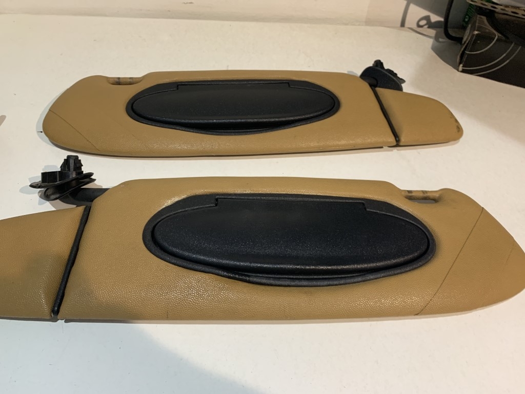 PORSCHE 996 COUPE SUN VISORS BEIGE SPK BEIGE SUN VISORS 996 COUPE