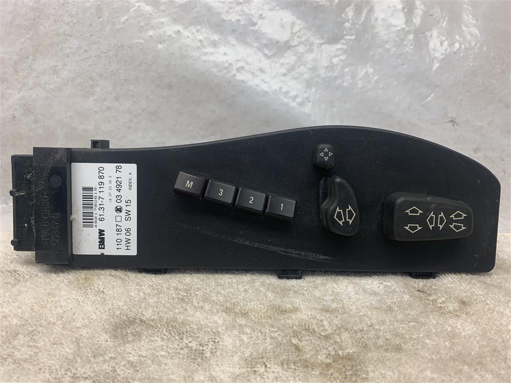RANGE ROVER L322 VOGUE ELECTRIC SEAT SWITCH PACK DRIVERS SIDE O/S