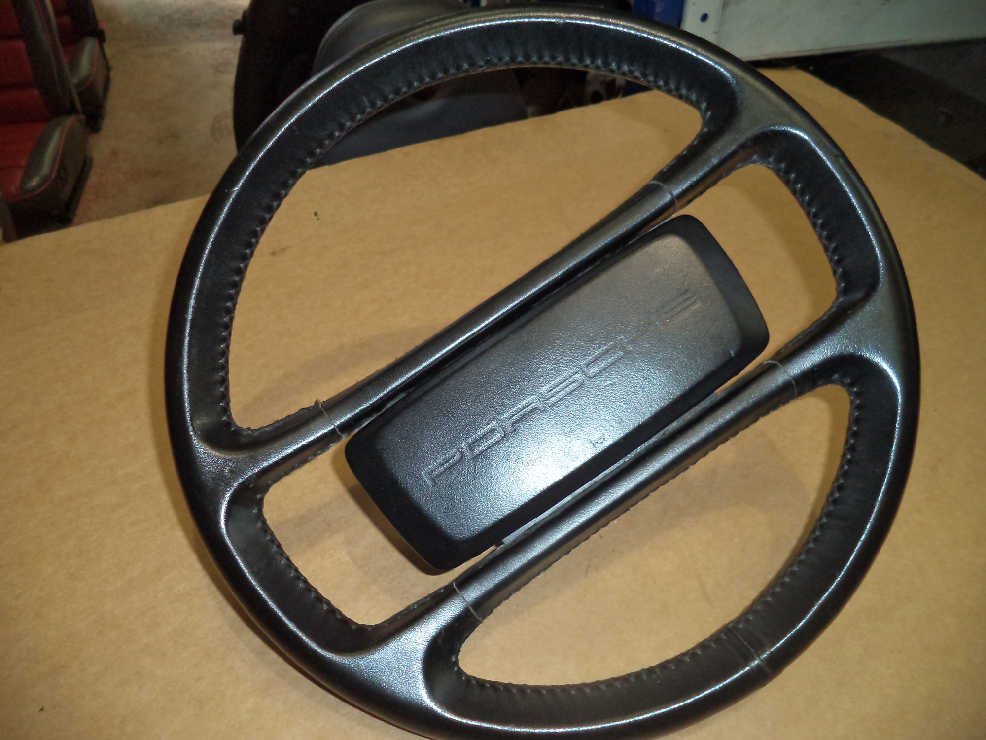 PORSCHE 944 4 SPOKE STEERING WHEEL .944 STEERING WHEEL F80OWL