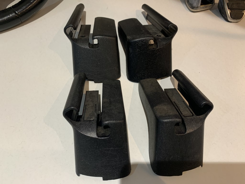 PORSCHE 996 SEAT RAIL COVERS V757 PTW SEAT RAIL COVERS