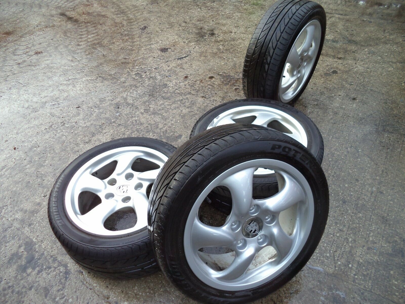 PORSCHE BOXSTER 986 17 ALLOY WHEELS BOXSTER ALLOYS BOXSTER WHEELS S673OGW