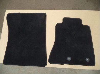 Ford FORD MUSTANG S550 FLOOR MATS BLACK MUSTANG FRONT MATS MTMT