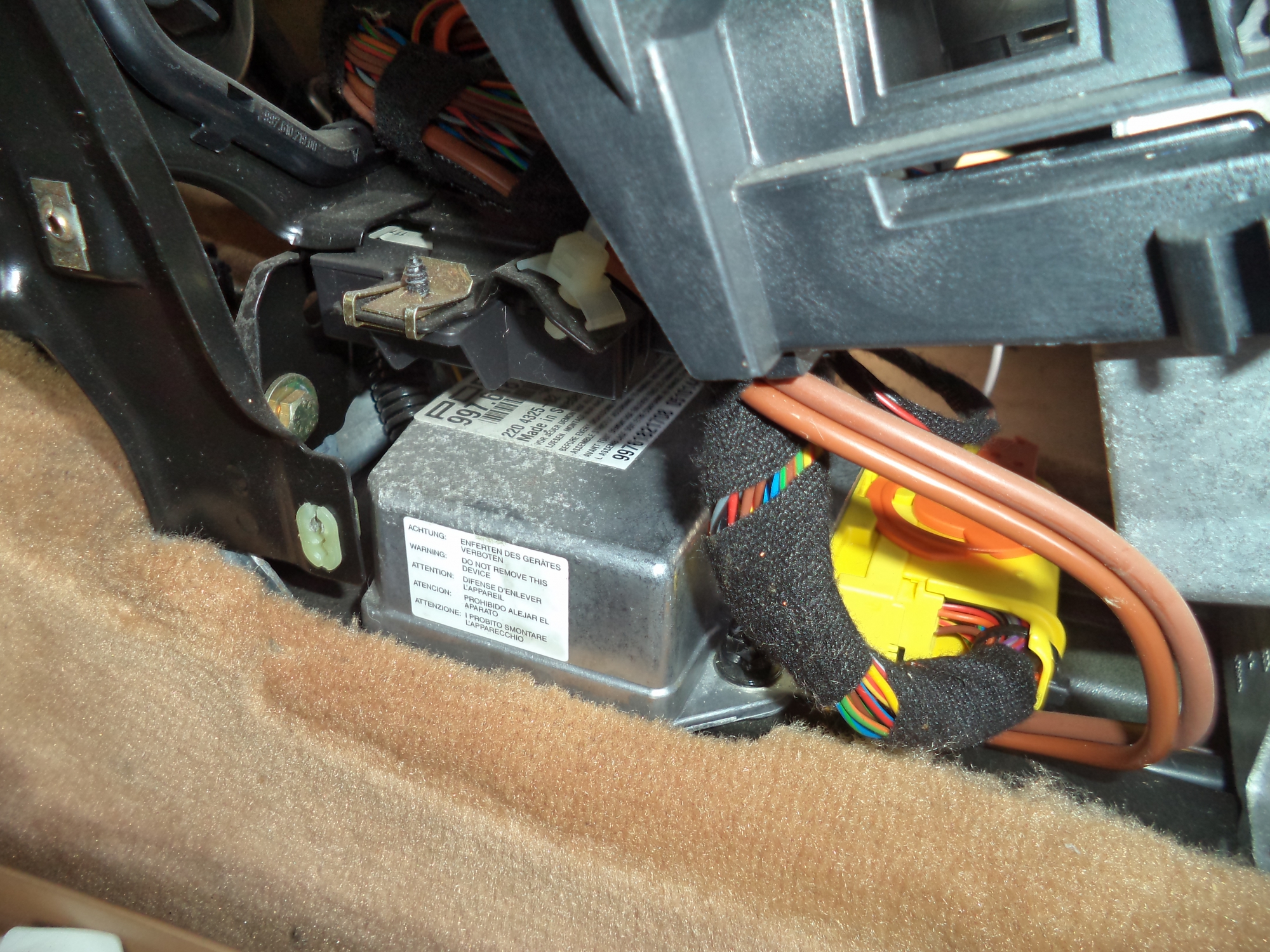 PORSCHE BOXSTER 987 DASHBOARD AIR BAG KIT . BOXSTER 987 DASHBOARD AE55LZG