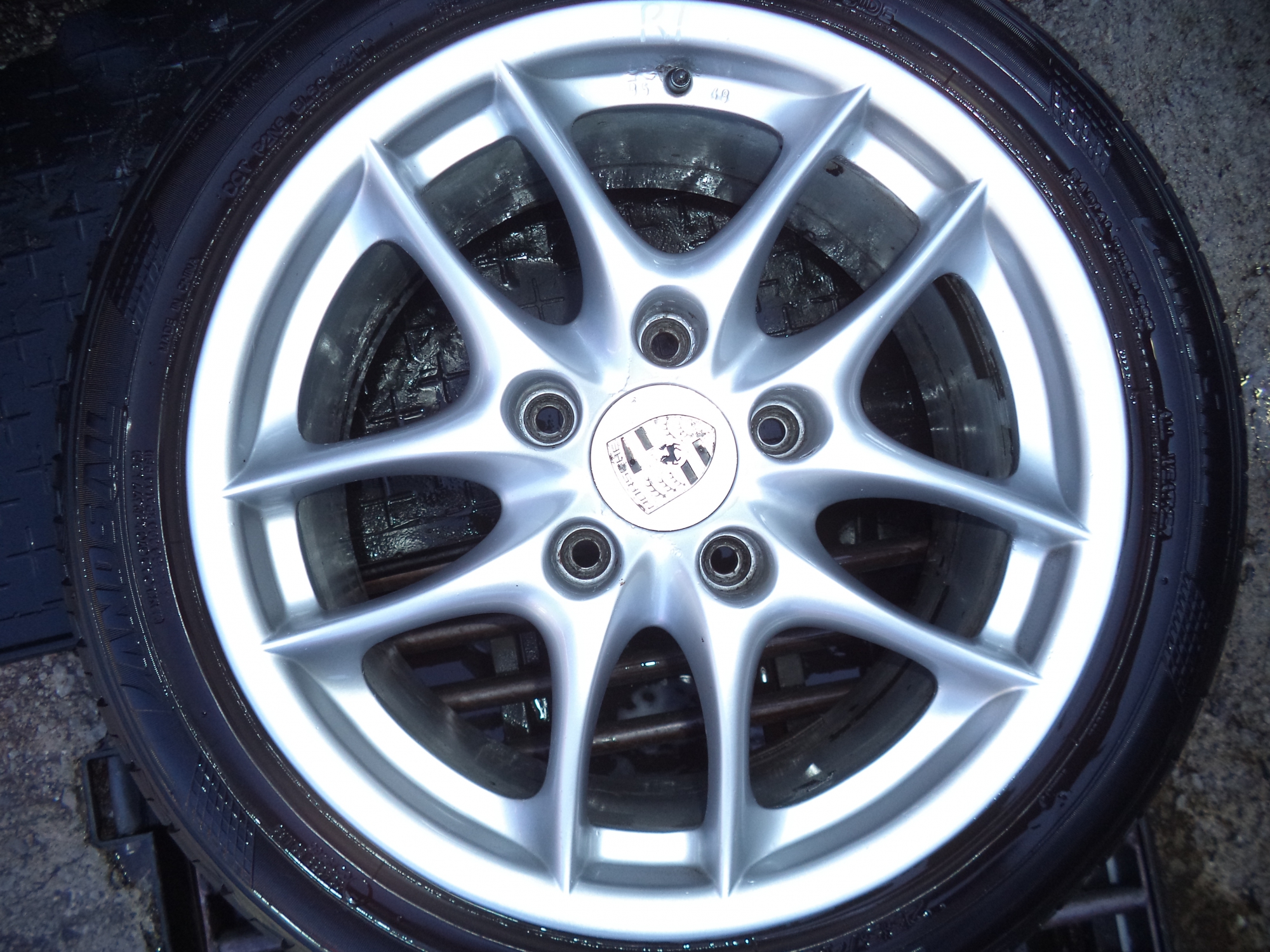 PORSCHE BOXSTER 17 INCH WHEELS RY03 EFN BOXSTER WHEELS