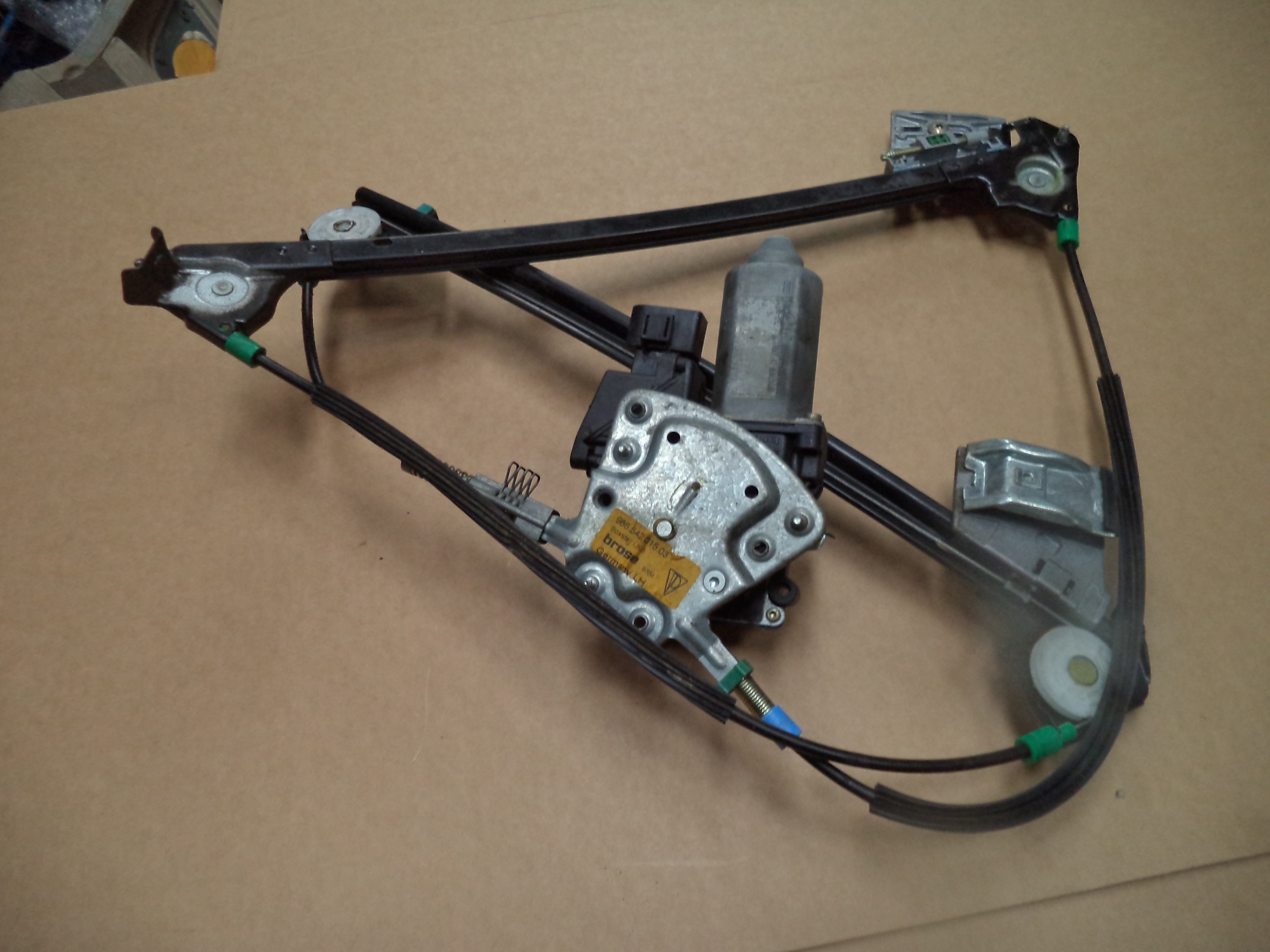 PORSCHE BOXSTER 986 N/S WINDOW REGULATOR / WINDOW MOTOR & MECHANISM LK51SMO