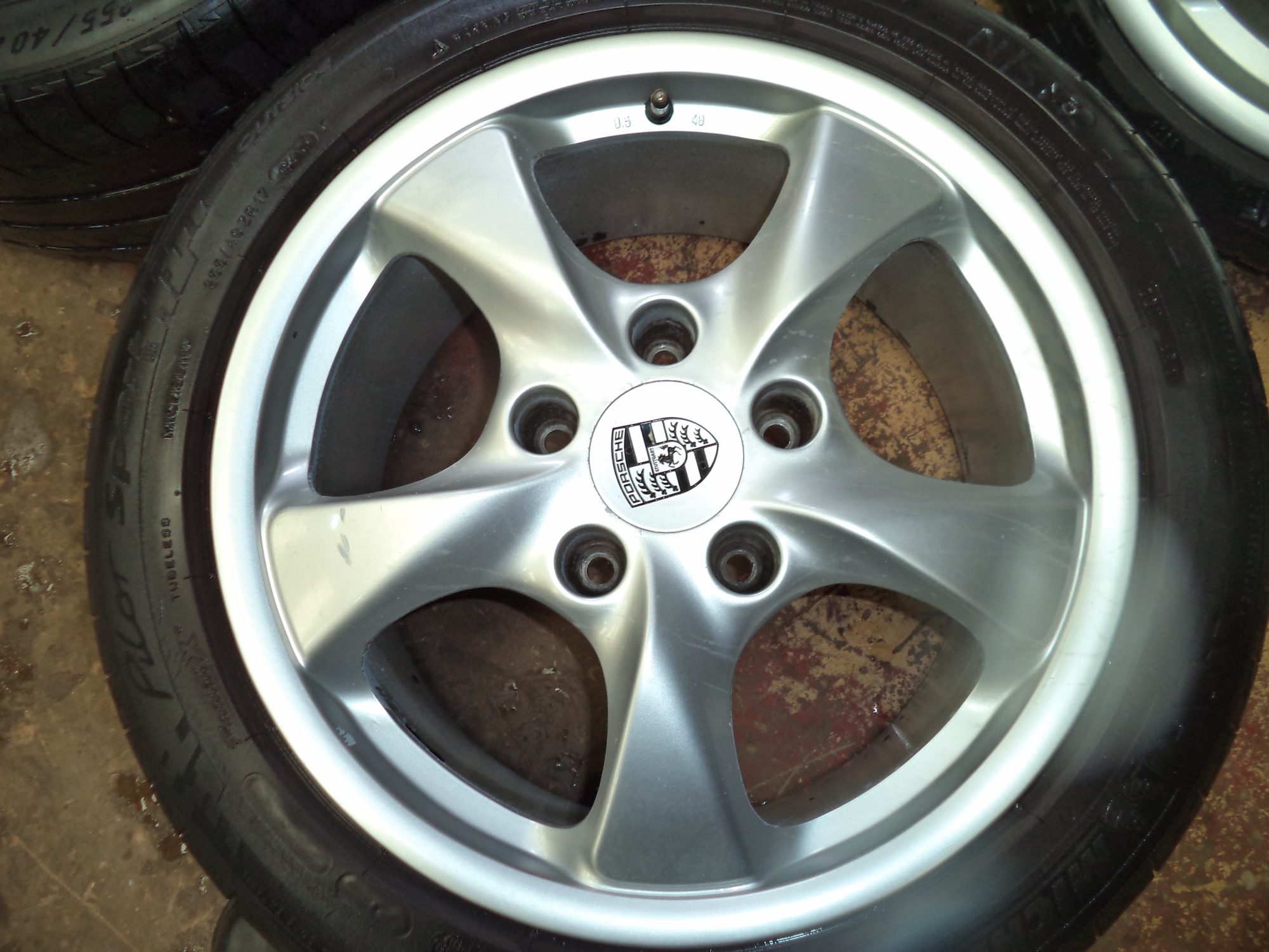 PORSCHE BOXSTER 986 ALLOY WHEELS .PORSCHE BOXSTER 17 INCH ALLOYS. LK51SMO