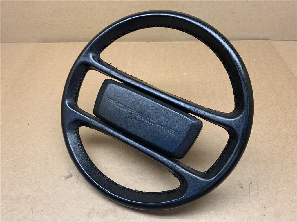 Porsche 944 Steering Wheel Porsche 944 Black Leather Four Spoke