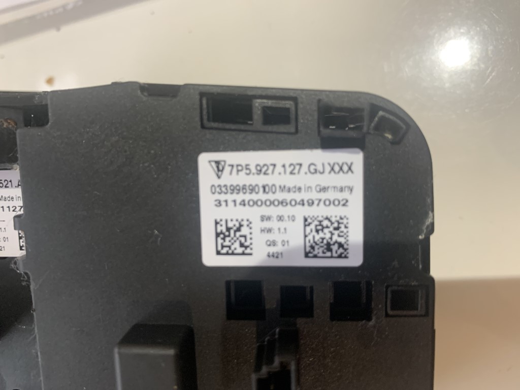 Porsche Cayenne 958 DRIVING MODE SELECTOR SWITCH 7P5.927.521. AF