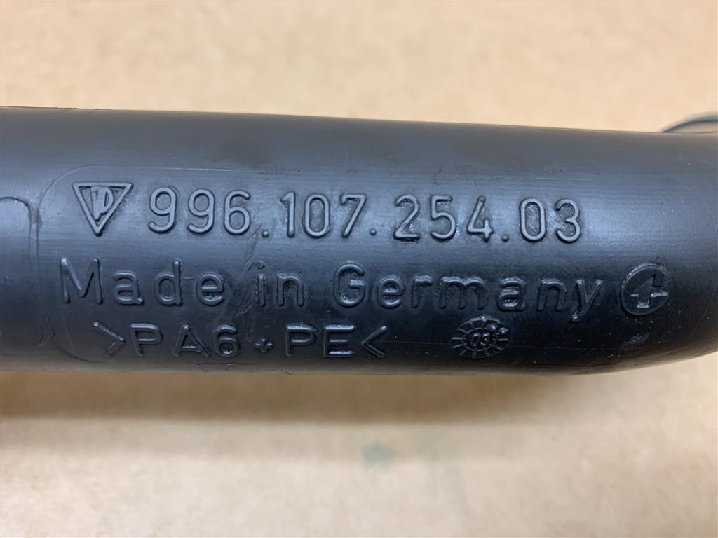Porsche Boxster 986 engine oil filler tube pipe 99610725403