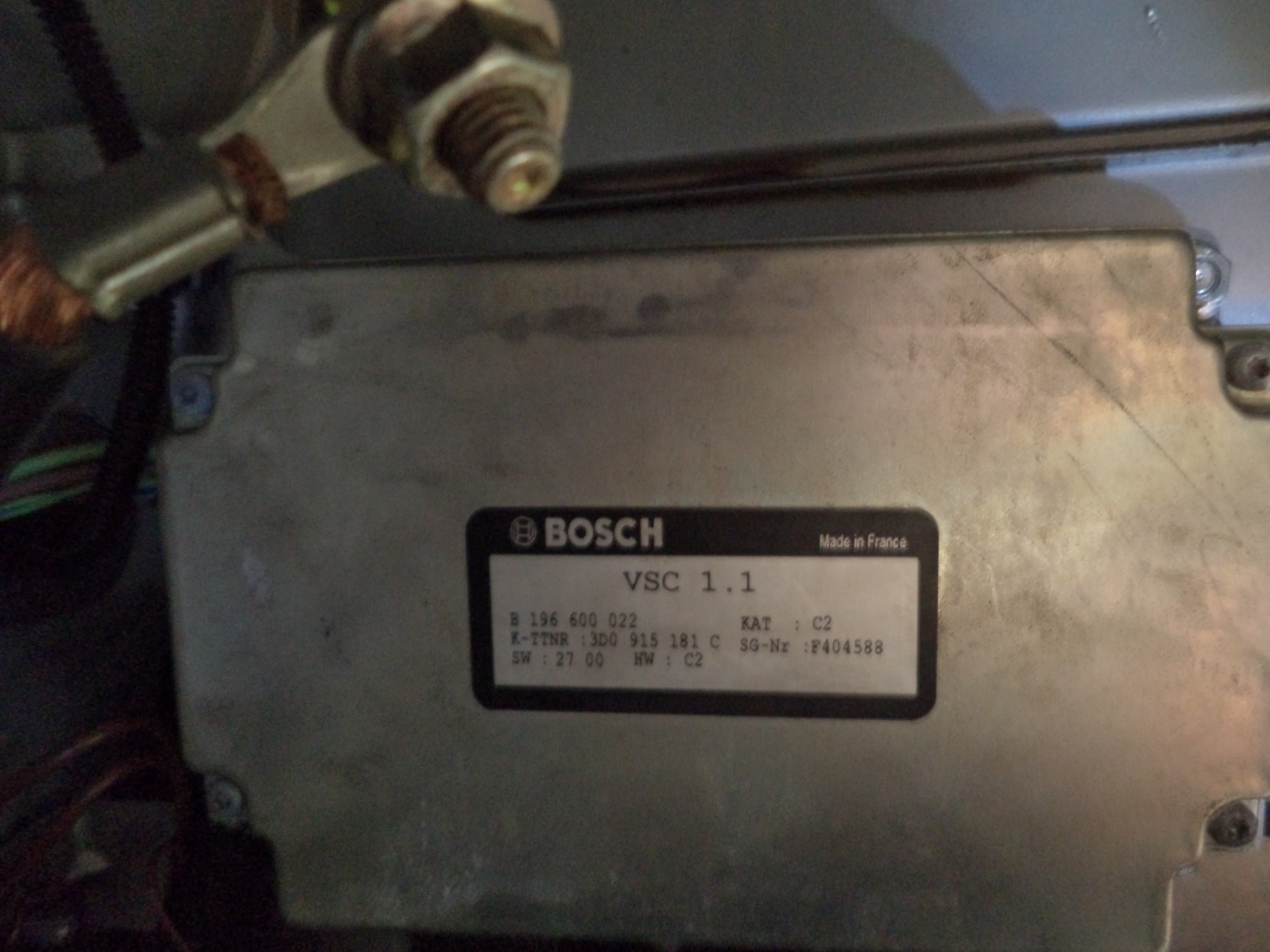 BENTLEY CONTINENTAL GT BATTERY CONTROL MODULE / MONITORING ECU