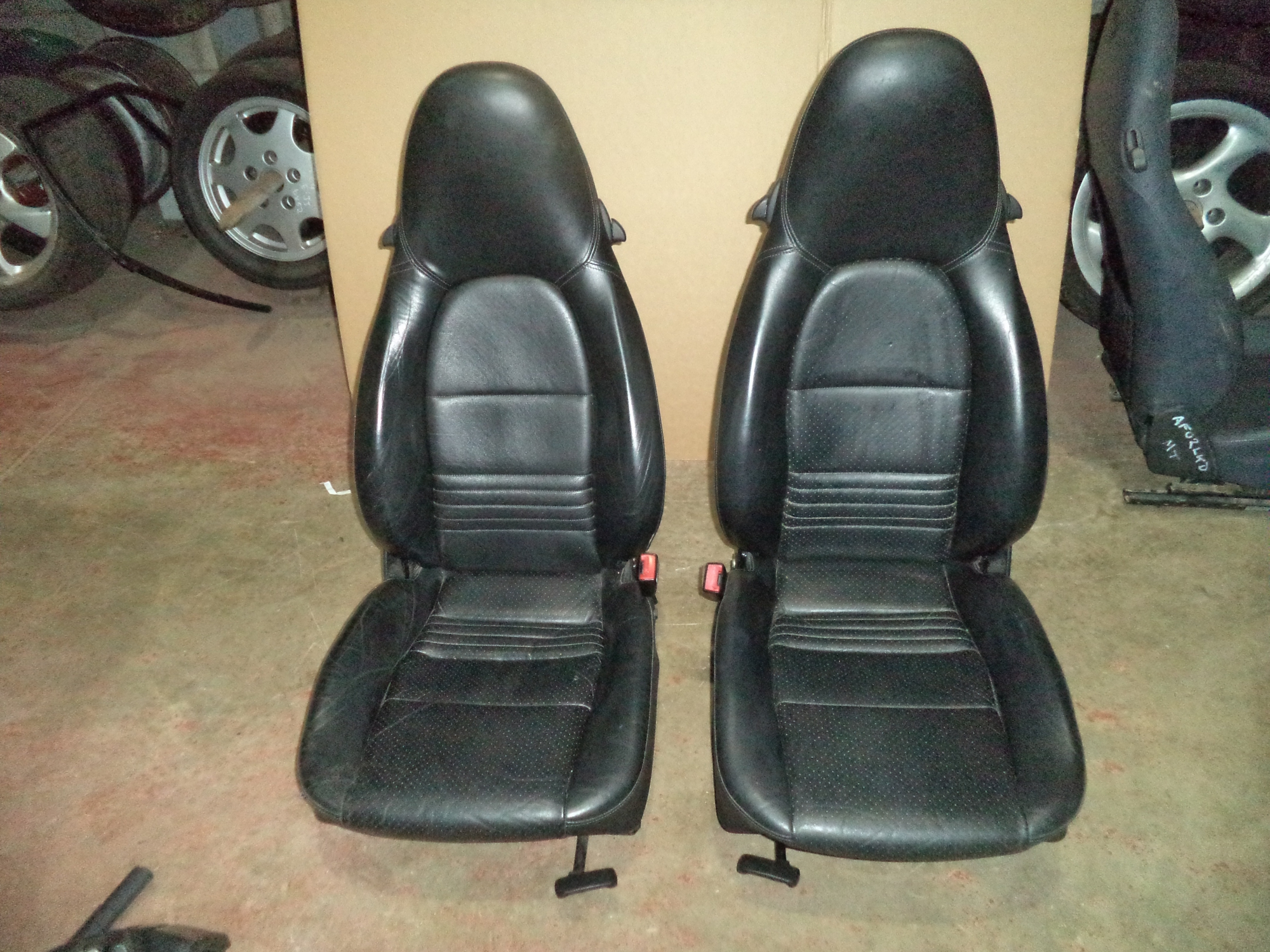 PORSCHE BOXSTER 986 SEATS . BOXSTER LEATHER SEATS V819JTO
