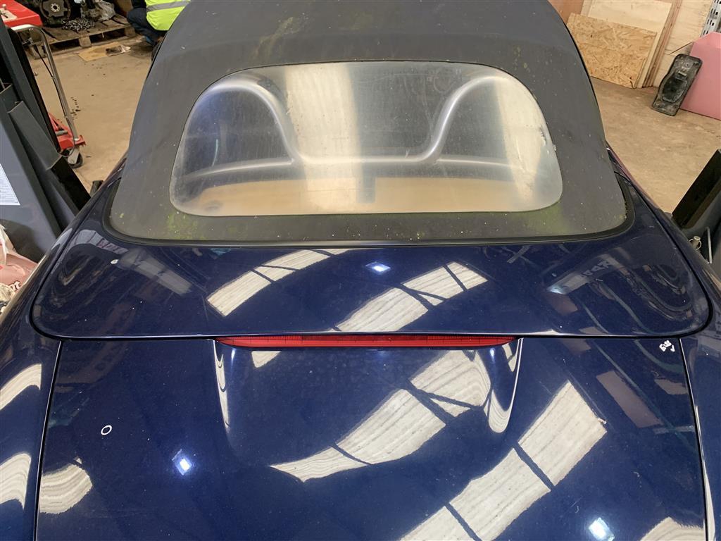 Porsche Boxster Tonneau Cover In Lapis Blue Boxster Roof Clam Shell In
