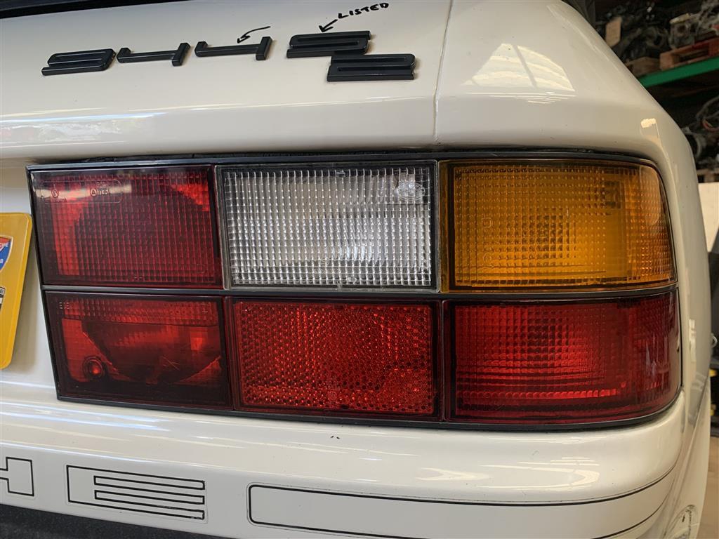 Porsche 944S2 Rear Lights Porsche 944 Turbo Rear Lights Porsche 944