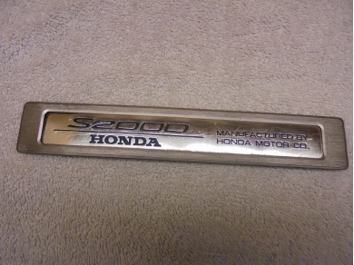 Honda S2000 Sill Trim Insert Plate Honda S2000 Sill Cover trim Steve Odd Bits 1