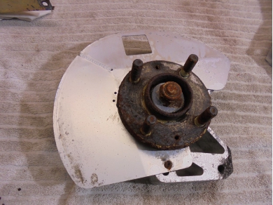 Lotus Elise S1 Right Side Front Hub / Flange & Upright FOR PARTS