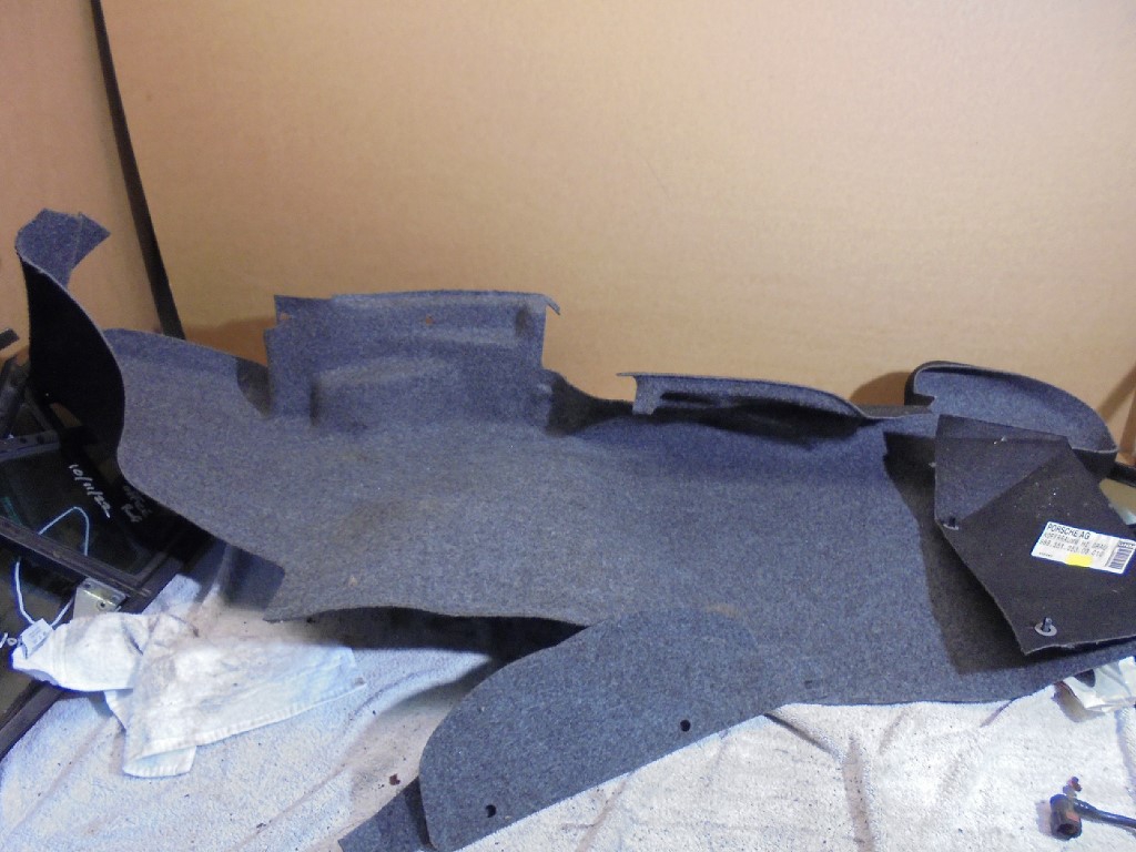 Porsche 986 Boxster Rear Boot Grey Liner Piece 98655105303 986 Boxster ...