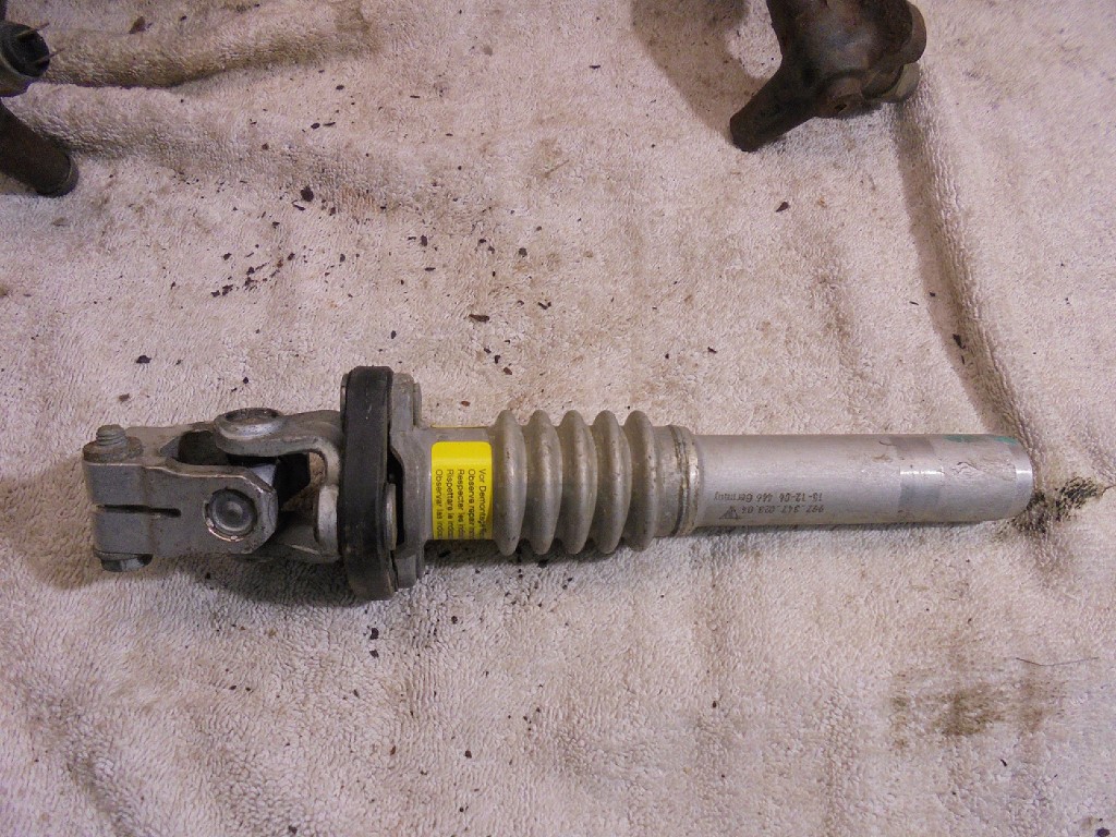 Porsche 997 Lower Steering Column Joint and Shaft 99734702304 997 Lower