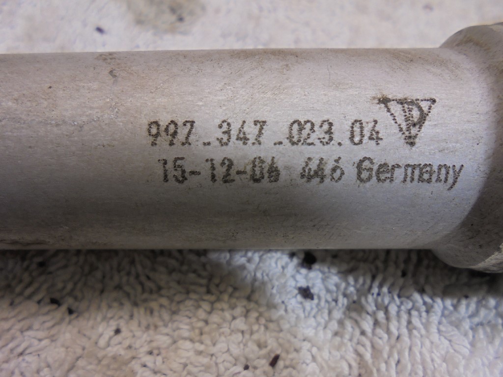 Porsche 997 Lower Steering Column Joint and Shaft 99734702304 997 Lower