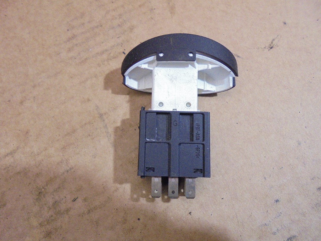 Porsche 986 Boxster Hazard Warning Switch 98661312110 Matt Black C7HAL 986 Haz Warn Switch