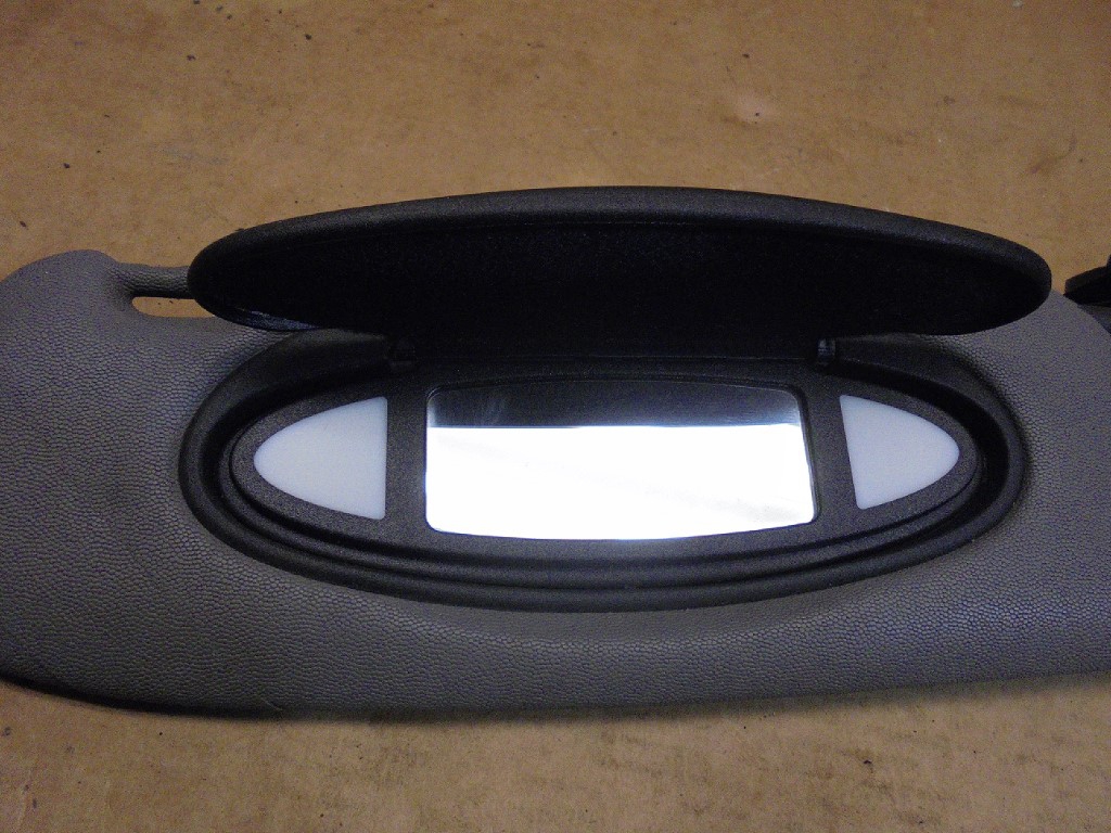 Porsche 996 Coupe Illuminated Right Side Sun Visor in Grey PVC 996