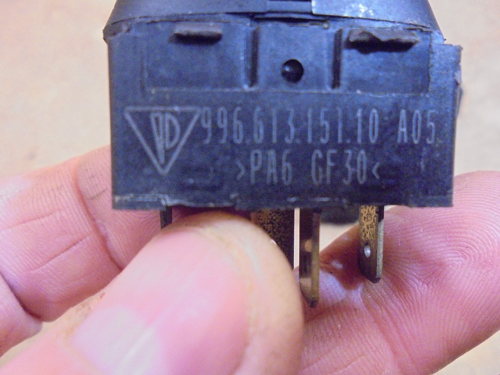 Porsche 986 Boxster Window Switch in MATT Finish 99661315110 986 Window