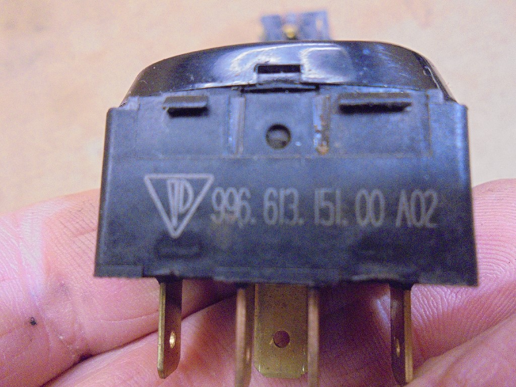 Porsche 986 Boxster Window Switch in GLOSS Finish 99661315100 986