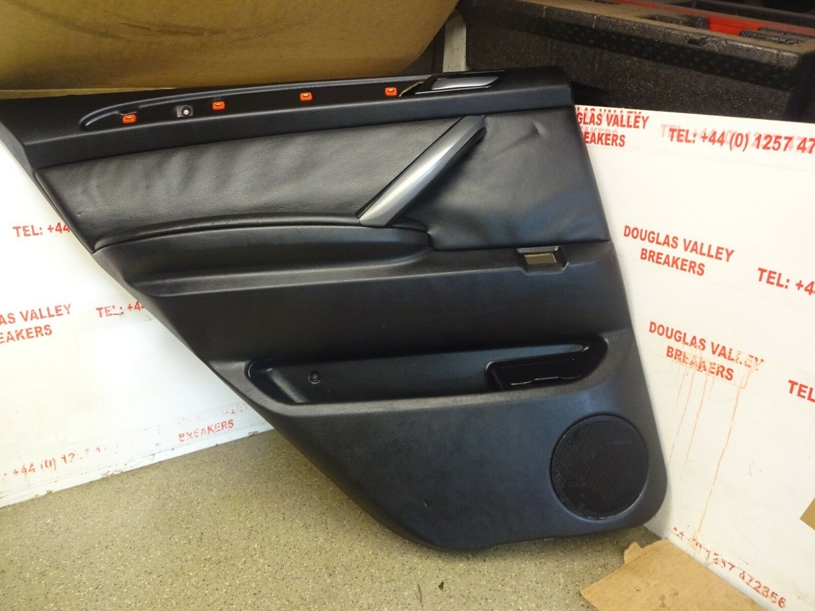 BMW X5 E53 Passenger Rear Door Card Dakota Trim 707976705