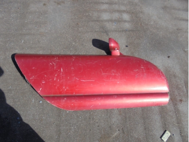 TVR Cerbera Right Side Bare Outer Door Skin O/S Red Sub Stn Roof