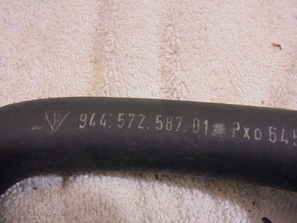 Porsche 944 Heater Flow Valve and Pipe Work 94457258701 944 Heater Flow