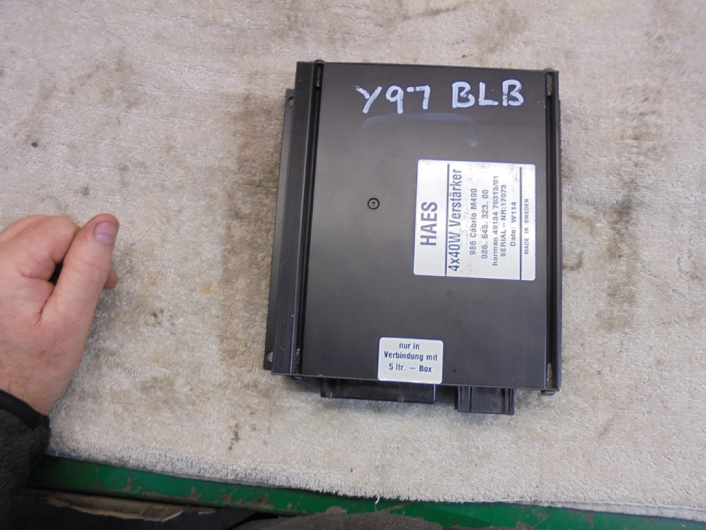 Porsche 986 Boxster Haes 4 x 40W Stereo Amplifier 98664532300 986 Haes