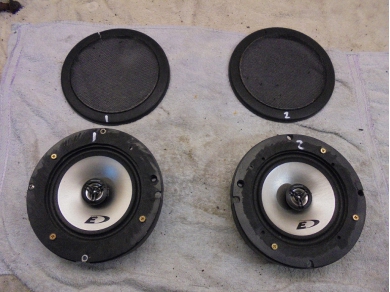 Unbranded Removed From a Porsche 928 S4 . Alpine SXE-1725S Speakers Pair Pr Yard SF74