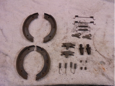 Porsche 928 Handbrake Shoe Fitment Kit JOB LOT Yard SF75